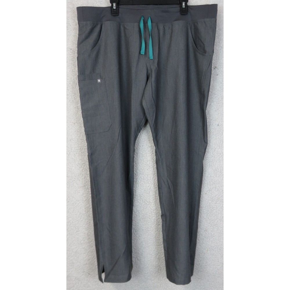 FIGS Mens Gray Pants Scrubs Technical Collection J21004T Size XXL/T